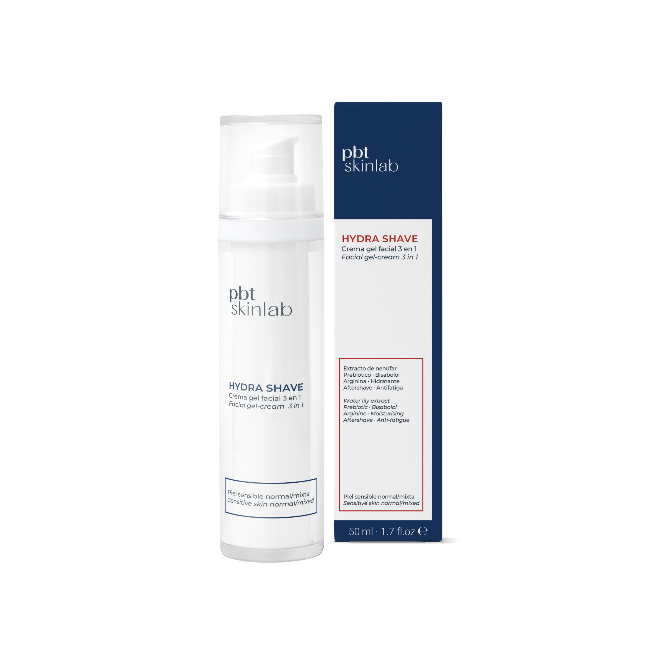 PBT Hydra Shave 3 en 1 50 ml - PBT Skinlab