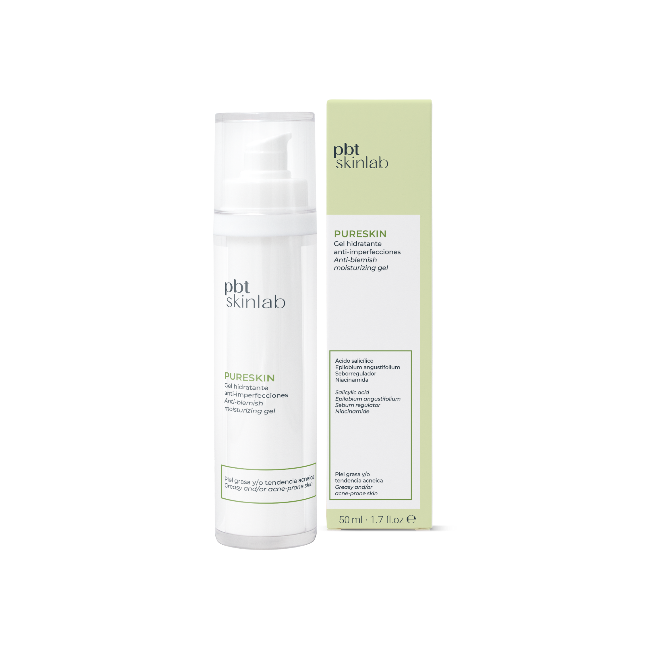 PBT PURESKIN Hidratante Anti-Imperfecciones 50 ml - PBT Skinlab