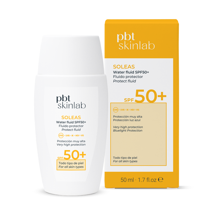 PBT SOLEAS Water Fluido SPF50+ 50 ml - PBT Skinlab